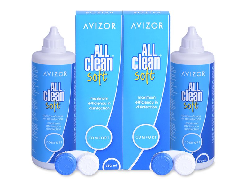 Líquido Avizor All Clean Soft 2 x 350 ml 