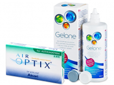 Air Optix for Astigmatism (6 Lentillas) + Líquido Gelone 360ml