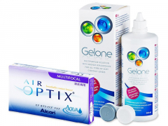 Air Optix Aqua Multifocal (6 Lentillas) + Líquido Gelone 360 ml