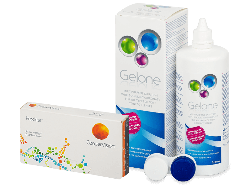 Proclear Sphere 6 Lentillas Liquido Gelone 360 ml