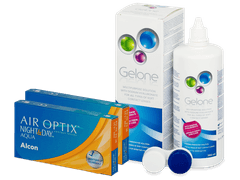 Air Optix Night and Day Aqua (2x3 Lentillas) + líquido Gelone 360 ml