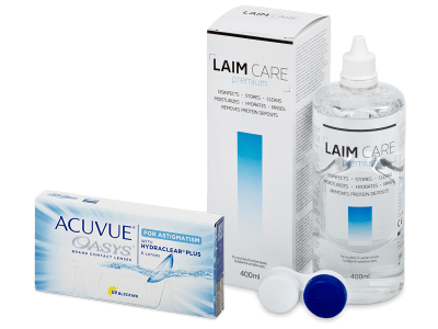 Acuvue Oasys for Astigmatism (6 lentillas) + Líquido Laim-Care 400 ml