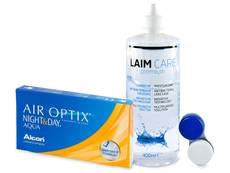 Air Optix Night and Day Aqua (6 lentillas) + Líquido Laim-Care 400ml