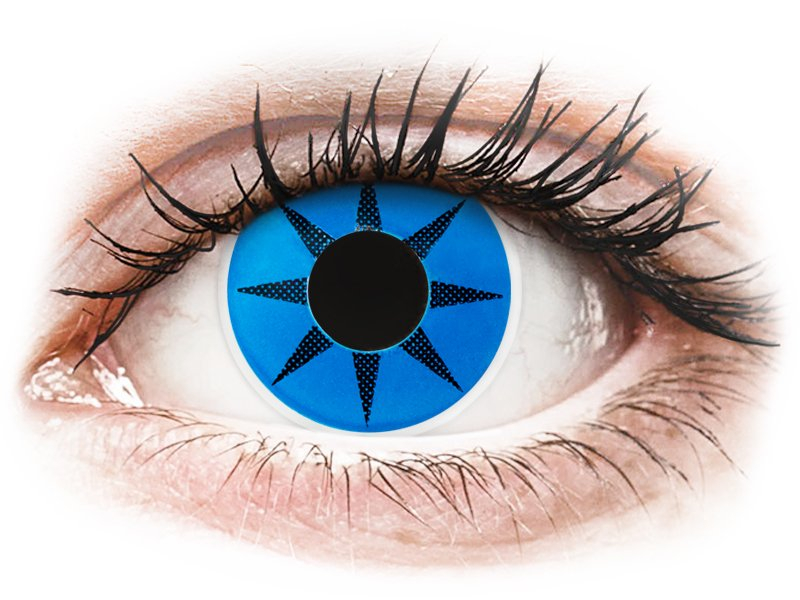 Azul Blue Star lentillas ColourVUE Crazy Lens (2 lentillas)