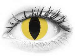 Amarillo Cat Eye lentillas ColourVUE Crazy Lens (2 lentillas)