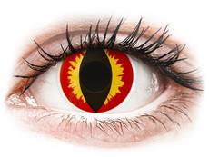 Rojo Amarillo Dragon Eyes lentillas ColourVUE Crazy Lens (2 lentillas)