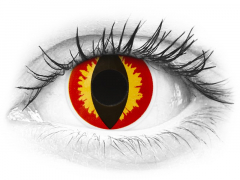 Rojo Amarillo Dragon Eyes lentillas ColourVUE Crazy Lens (2 lentillas)