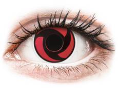 Rojo Mangekyu lentillas ColourVUE Crazy Lens (2 lentillas)