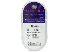 TopVue Color - Miel Honey - Sin graduación (2 Lentillas)