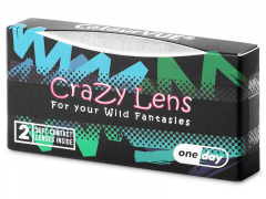 ColourVUE Crazy Lens - White Zombie - Diarias sin graduación (2 Lentillas)