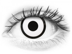 ColourVUE Crazy Lens - White Zombie - Diarias sin graduación (2 Lentillas)