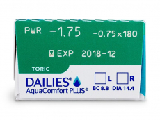 Dailies AquaComfort Plus Toric (30 lentillas)