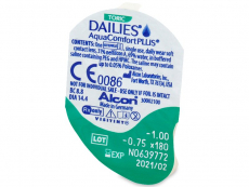 Dailies AquaComfort Plus Toric (30 lentillas)