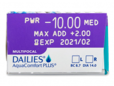Dailies AquaComfort Plus Multifocal (30 lentillas)