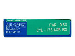Air Optix plus HydraGlyde for Astigmatism (6 lentillas)