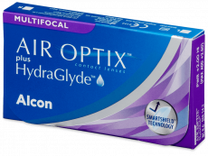 Air Optix plus HydraGlyde Multifocal (6 lentillas)