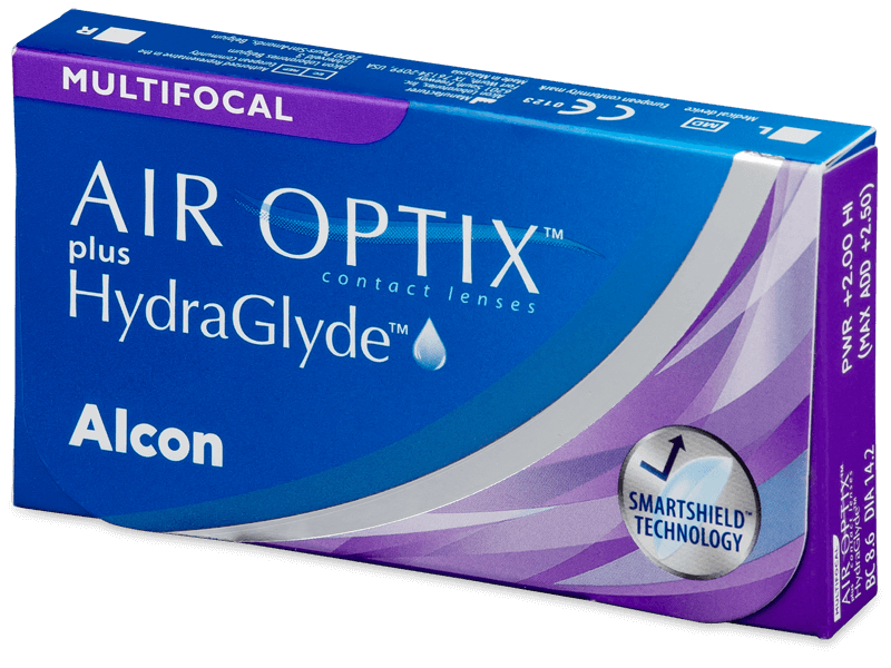 Air Optix plus HydraGlyde Multifocal (3 lentillas)