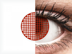 ColourVUE Crazy Lens - Red Screen - Sin graduar (2 lentillas)