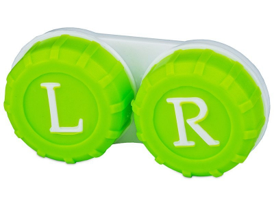 Estuche de lentillas L+R - verde 