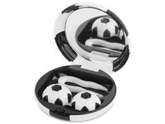 Estuche de lentillas Futbol - Negro