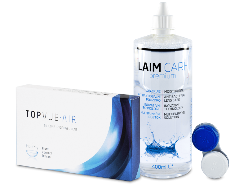 TopVue Air (6 Lentillas) + LAIM-CARE 400 ml
