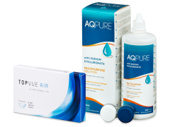 TopVue Air (6 Lentillas) + AQ Pure 360ml