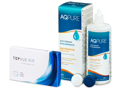 TopVue Air (6 Lentillas) + AQ Pure 360ml