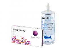Avaira Vitality Toric (6 lentillas) + Líquido Laim-Care 400 ml