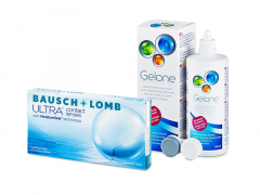 Bausch + Lomb ULTRA (6 lentillas) + Líquido Gelone 360 ml