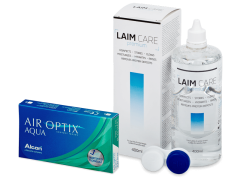 Air Optix Aqua (6 lentillas) + Líquido Laim-Care 400 ml