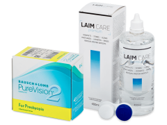 PureVision 2 for Presbyopia (6 lentillas) + Líquido Laim-Care 400 ml