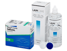 SofLens 38 (6 lentillas) + Líquido Laim-Care 400 ml