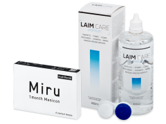 Miru 1 Month Menicon Multifocal (6 lentillas) + Líquido Laim-Care 400 ml