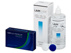 TopVue Premium for Astigmatism (6 lentillas) + Líquido Laim-Care 400 ml