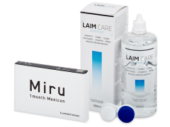 Miru Monthly (6 lentillas) + Laim-Care 400 ml