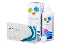 TopVue Plus (6 Lentillas) + Gelone 360 ml