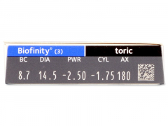 Biofinity Toric (3 Lentillas)