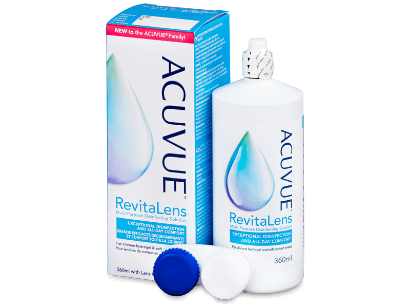 Líquido de limpieza Acuvue RevitaLens 360 ml 