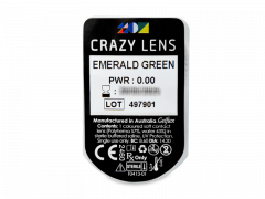 CRAZY LENS - Emerald Green - Diarias sin graduación (2 Lentillas)