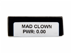 CRAZY LENS - Mad Clown - Diarias sin graduación (2 Lentillas)