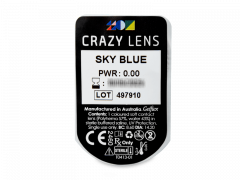 CRAZY LENS - Sky Blue - Diarias sin graduación (2 Lentillas)