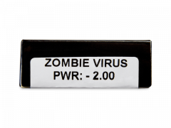CRAZY LENS - Zombie Virus - Diarias Graduadas (2 Lentillas)