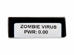 CRAZY LENS - Zombie Virus - Diarias sin graduación (2 Lentillas)