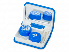 Kit azul para el cuidado de las lentillas - Libro 