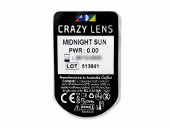 CRAZY LENS - Midnight Sun - Diarias sin graduación (2 Lentillas)