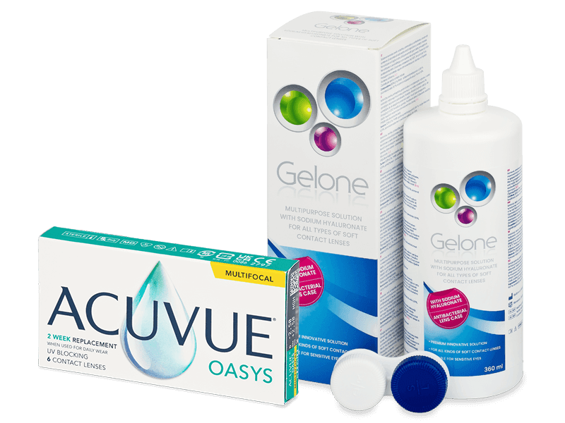 Acuvue Oasys Multifocal (6 Lentillas) líquido Gelone 360 ml