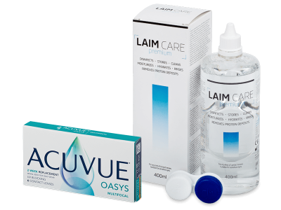 Acuvue Oasys Multifocal (6 Lentillas) + Líquido Laim-Care 400 ml