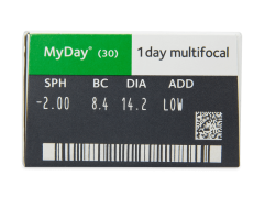 MyDay daily disposable multifocal (30 lentillas)