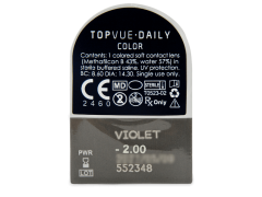 TopVue Daily Color - Violet - Diarias graduadas (2 Lentillas)