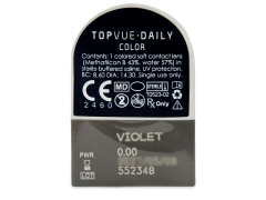 TopVue Daily Color - Violet - Diarias sin graduación (2 Lentillas)